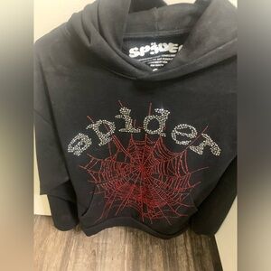 Spyder Hoodie- M Black/Red